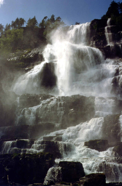 Tvendefossen, Norvège