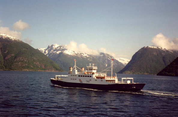Sognefjord, bac