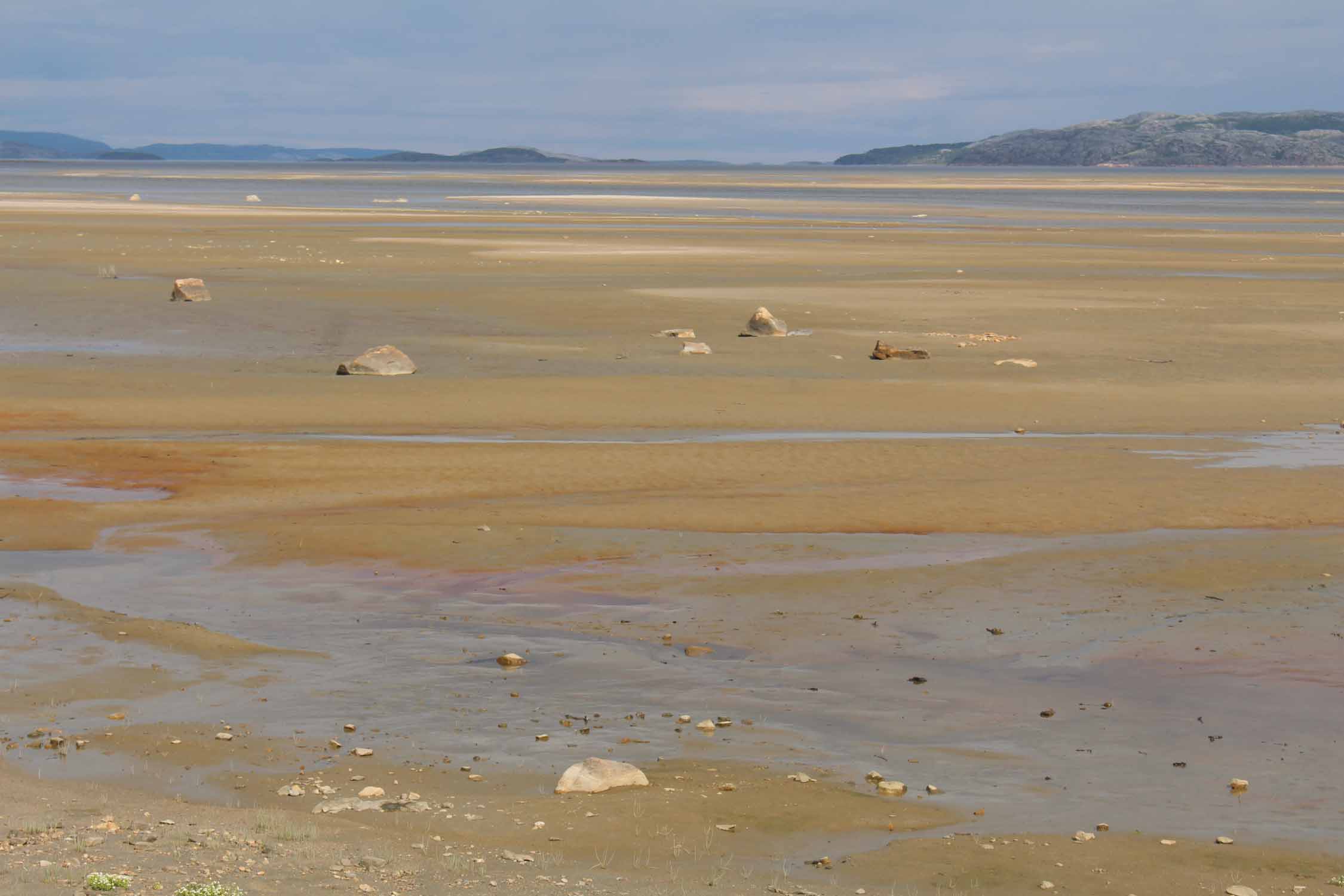 Laponie, Lakselv, plage, mer de Barents