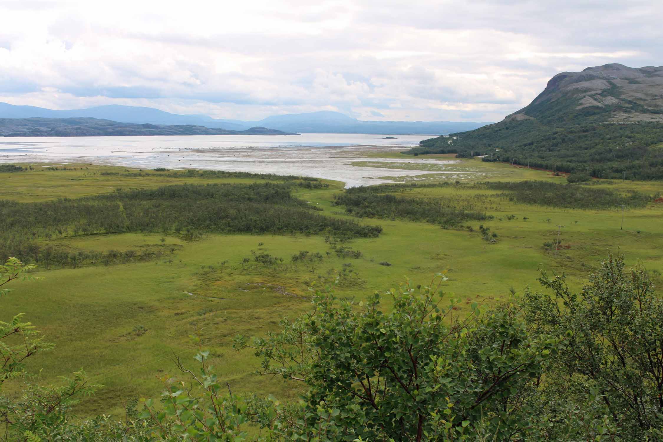 Finmark, fjord de Porsanger, paysage