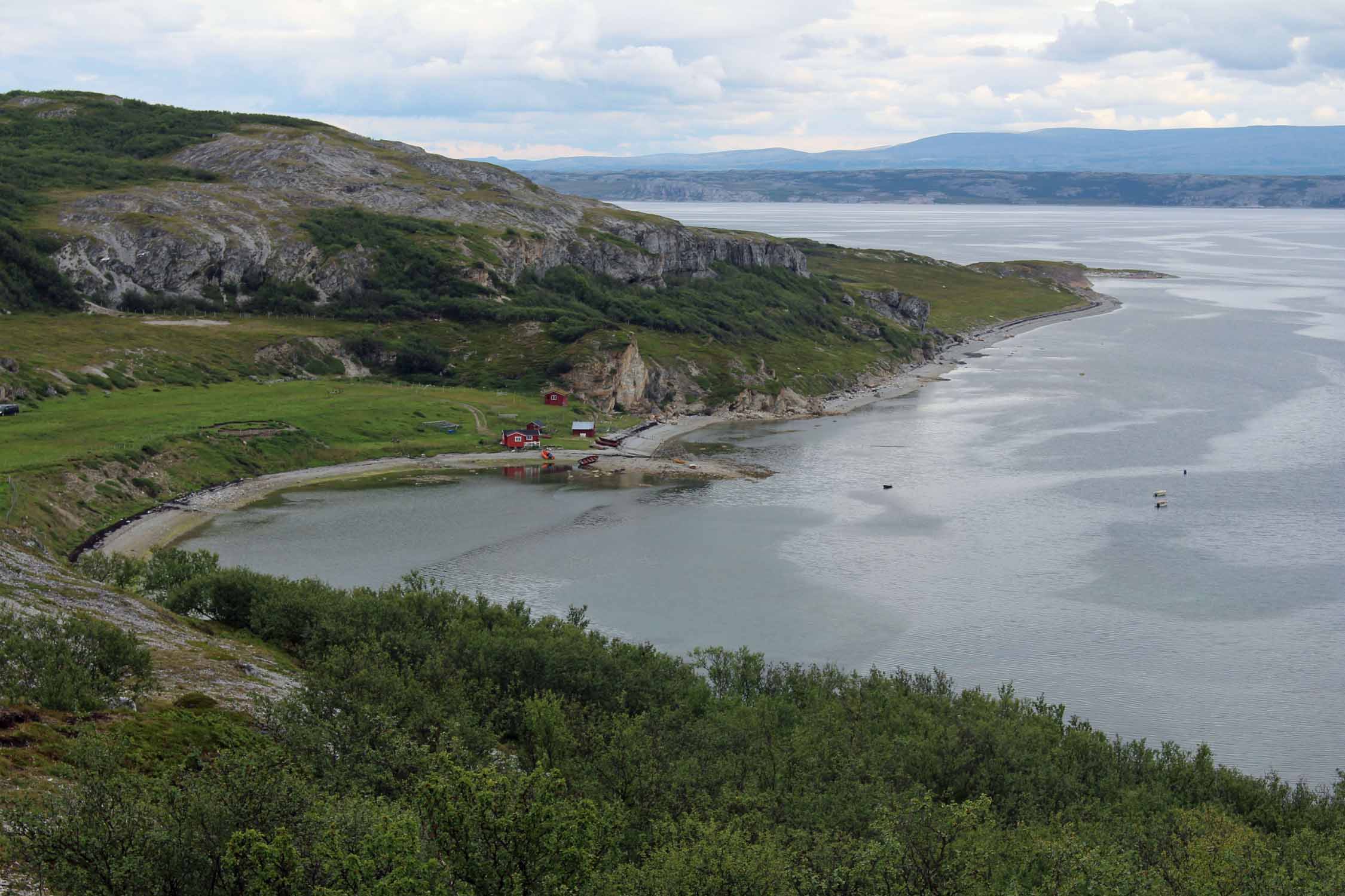 Fjord de Porsanger, mer Arctique