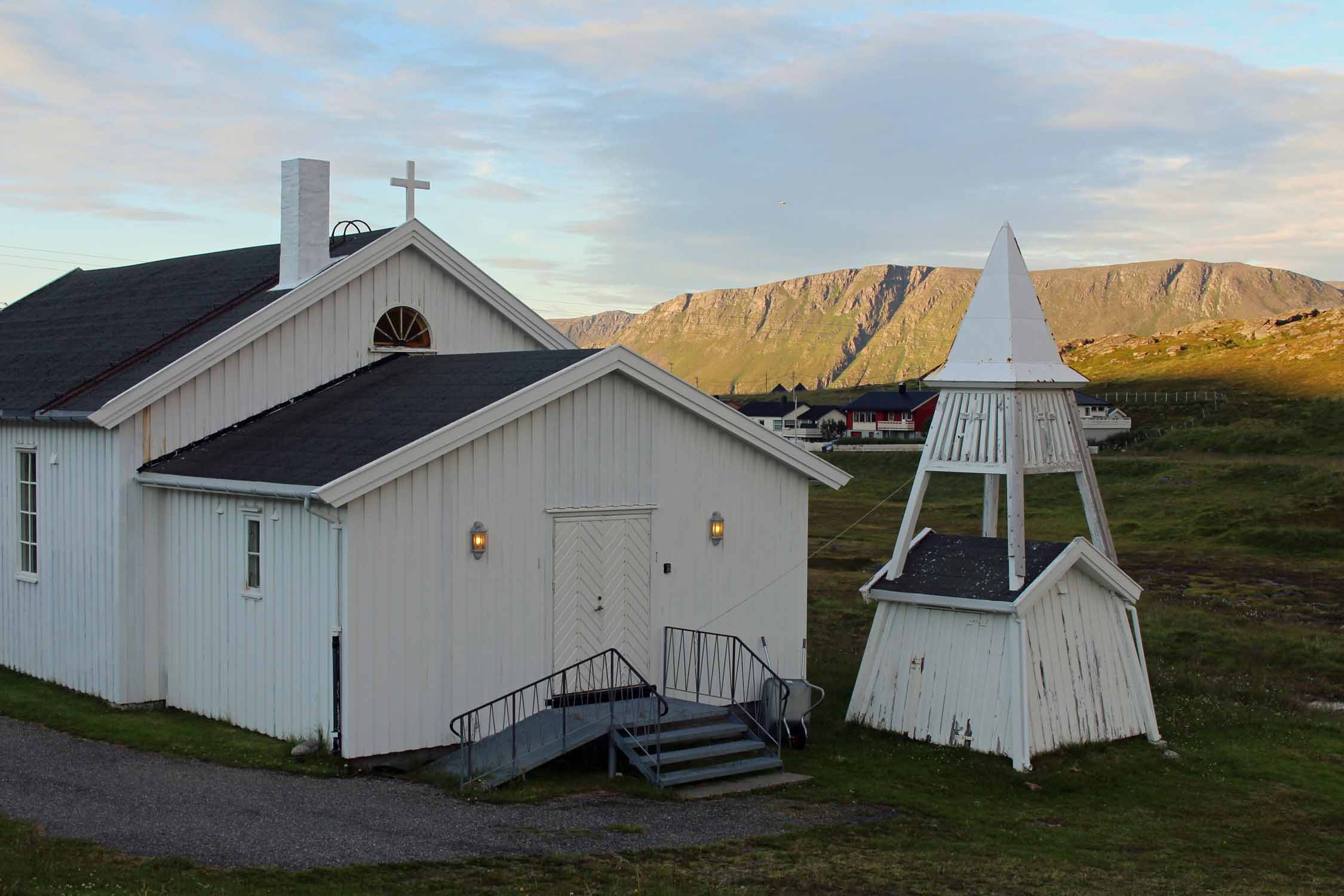 Laponie, Skarvag, église