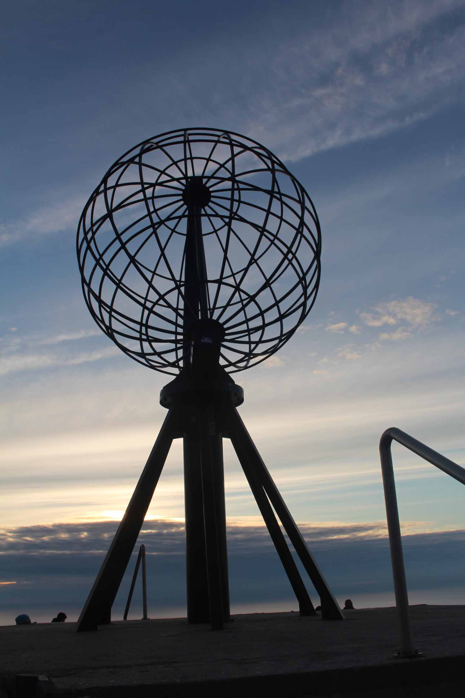 Laponie, Cap Nord, globe terrestre