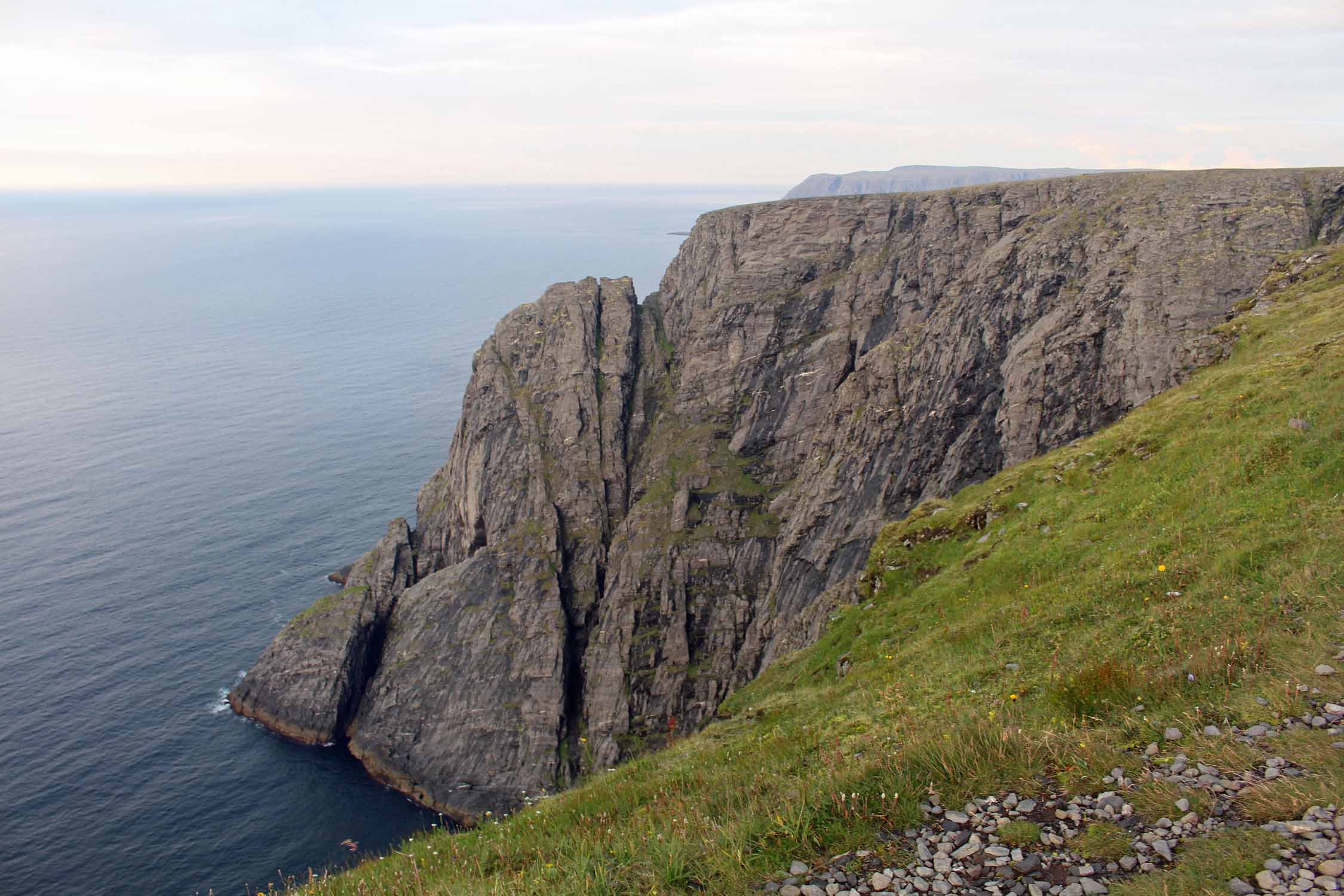 Norvège, Cap Nord, falaises