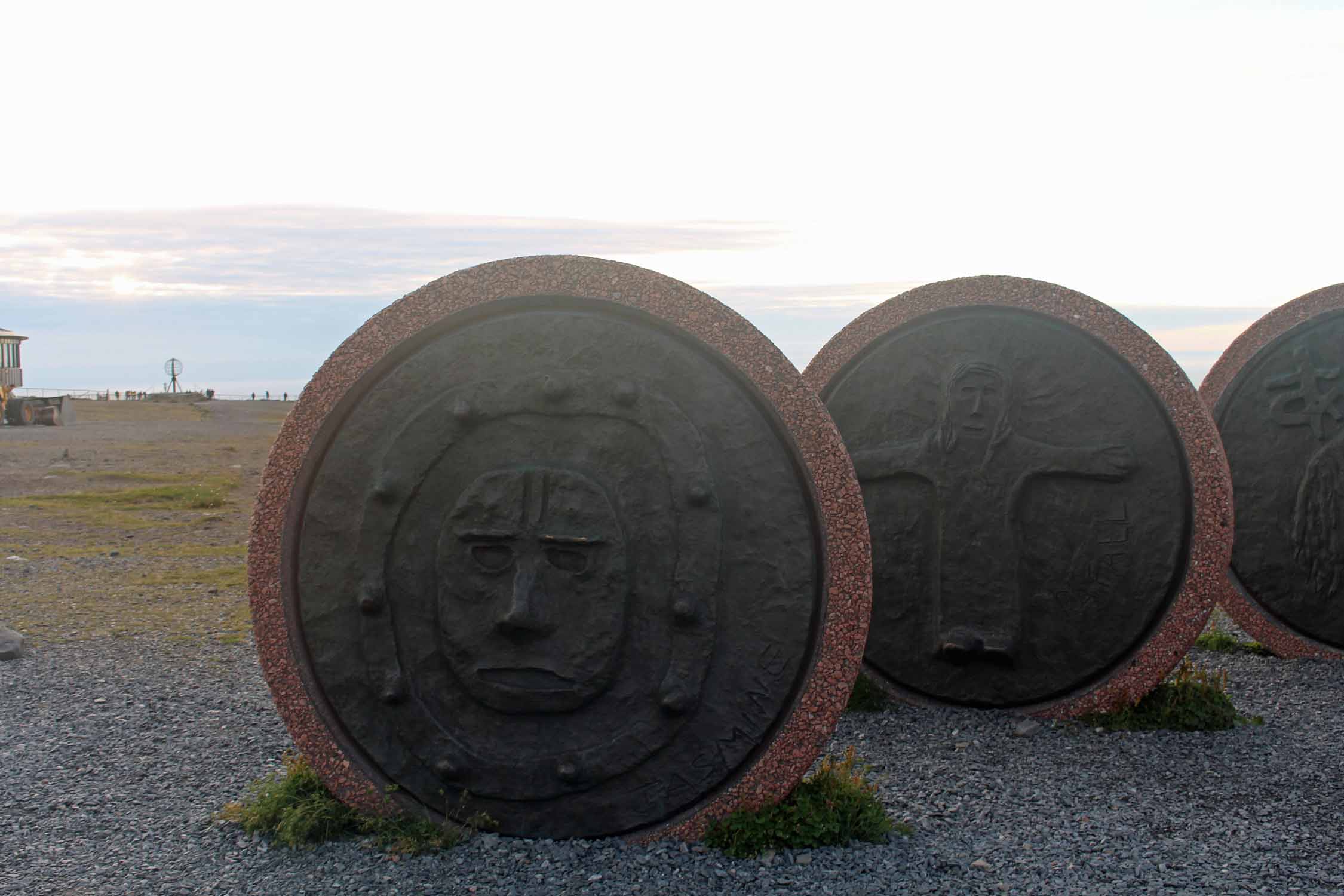 Laponie, Cap Nord, mémorial des enfants