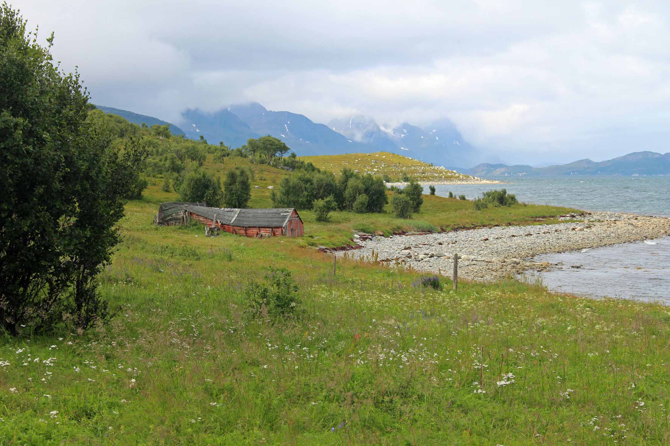 Laponie, Badderen, paysage