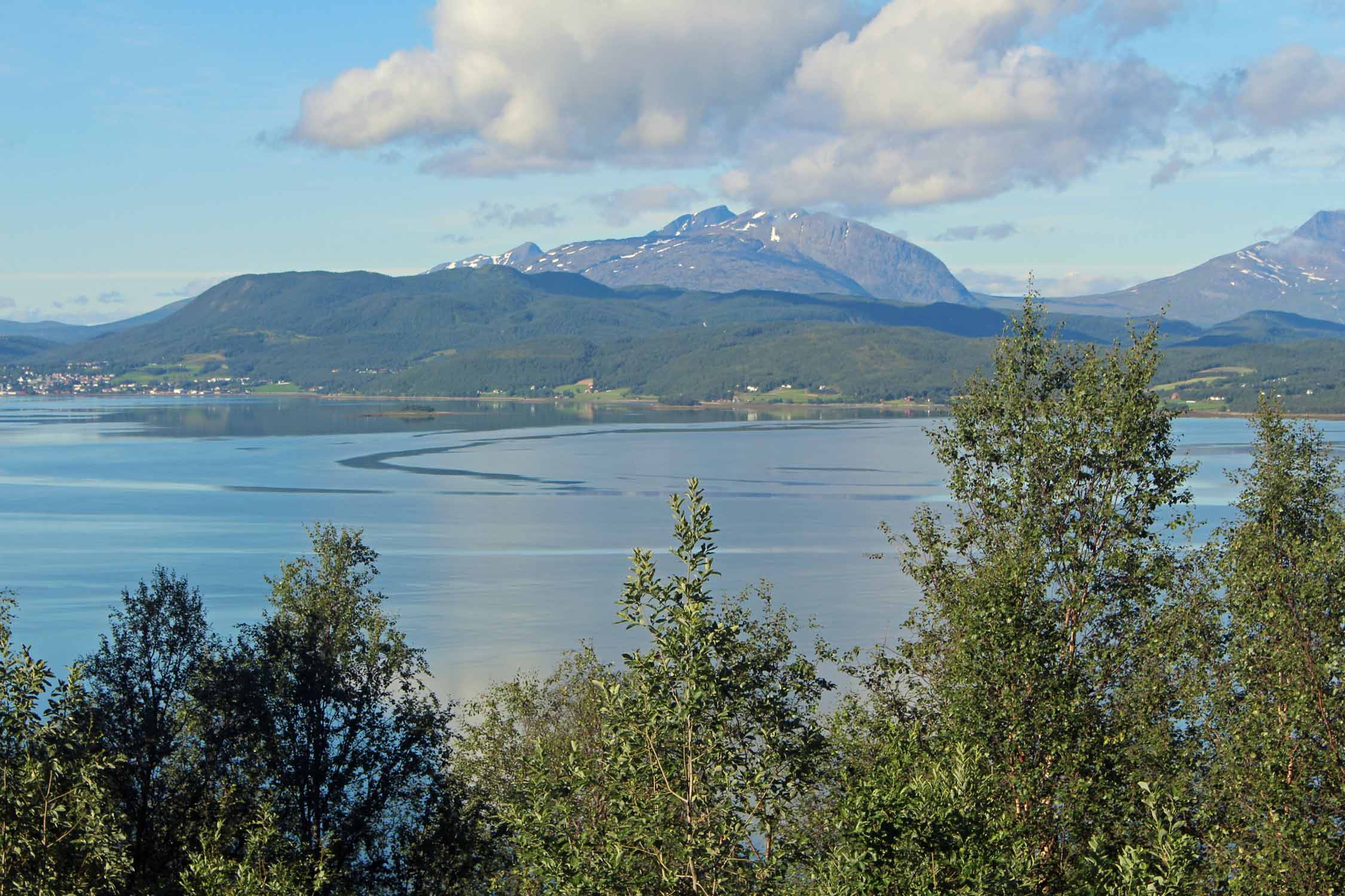 Laponie, Laksvtn fjord, paysage
