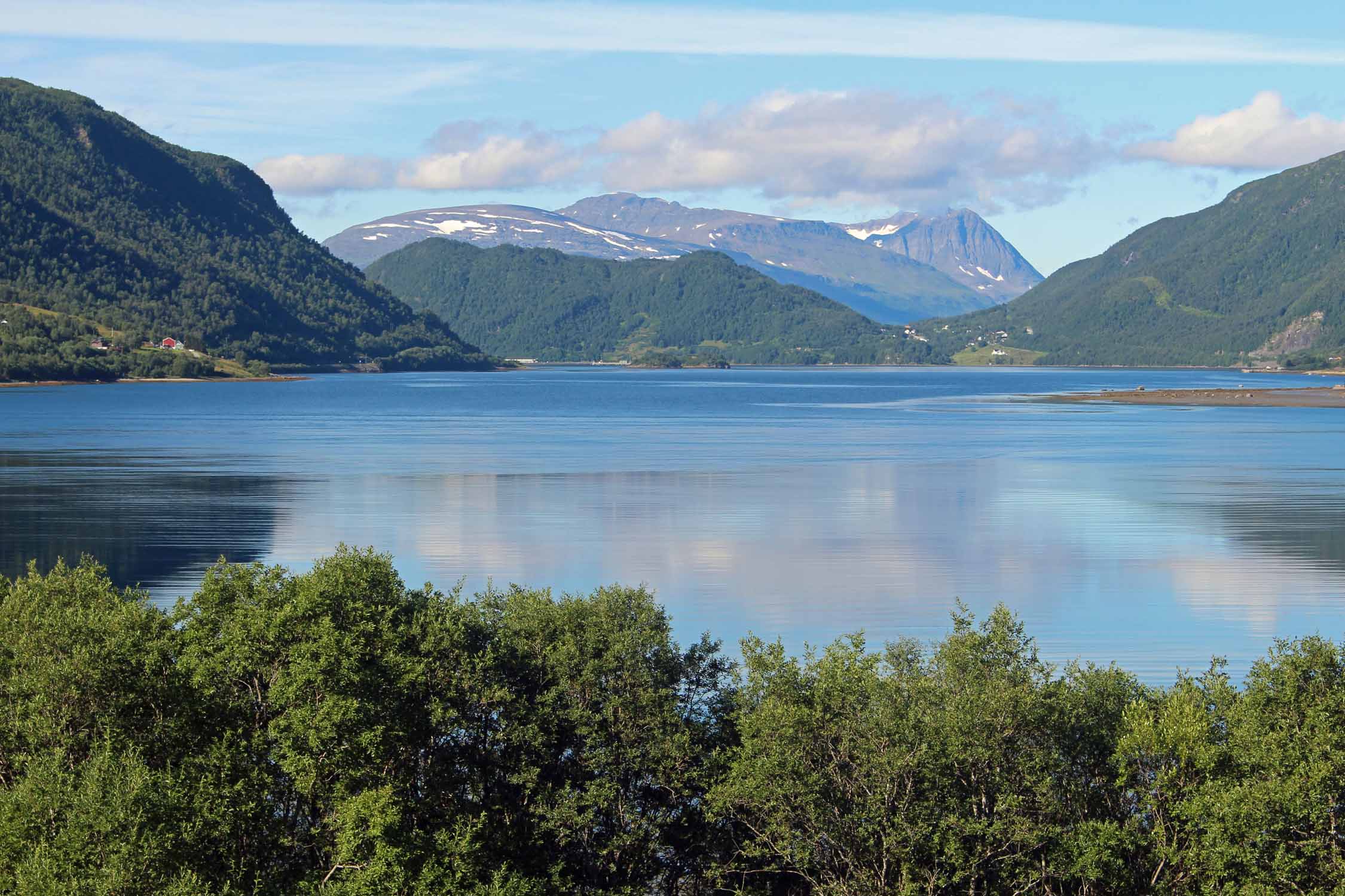 Laponie, Ramfjorden, paysage