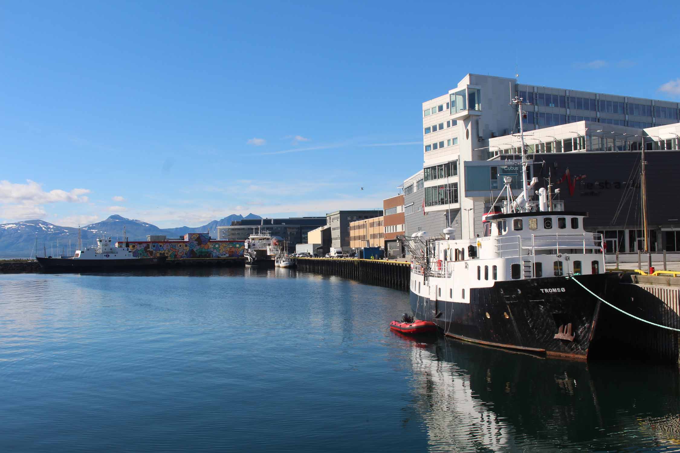 Norvège, Tromso, port, bateau