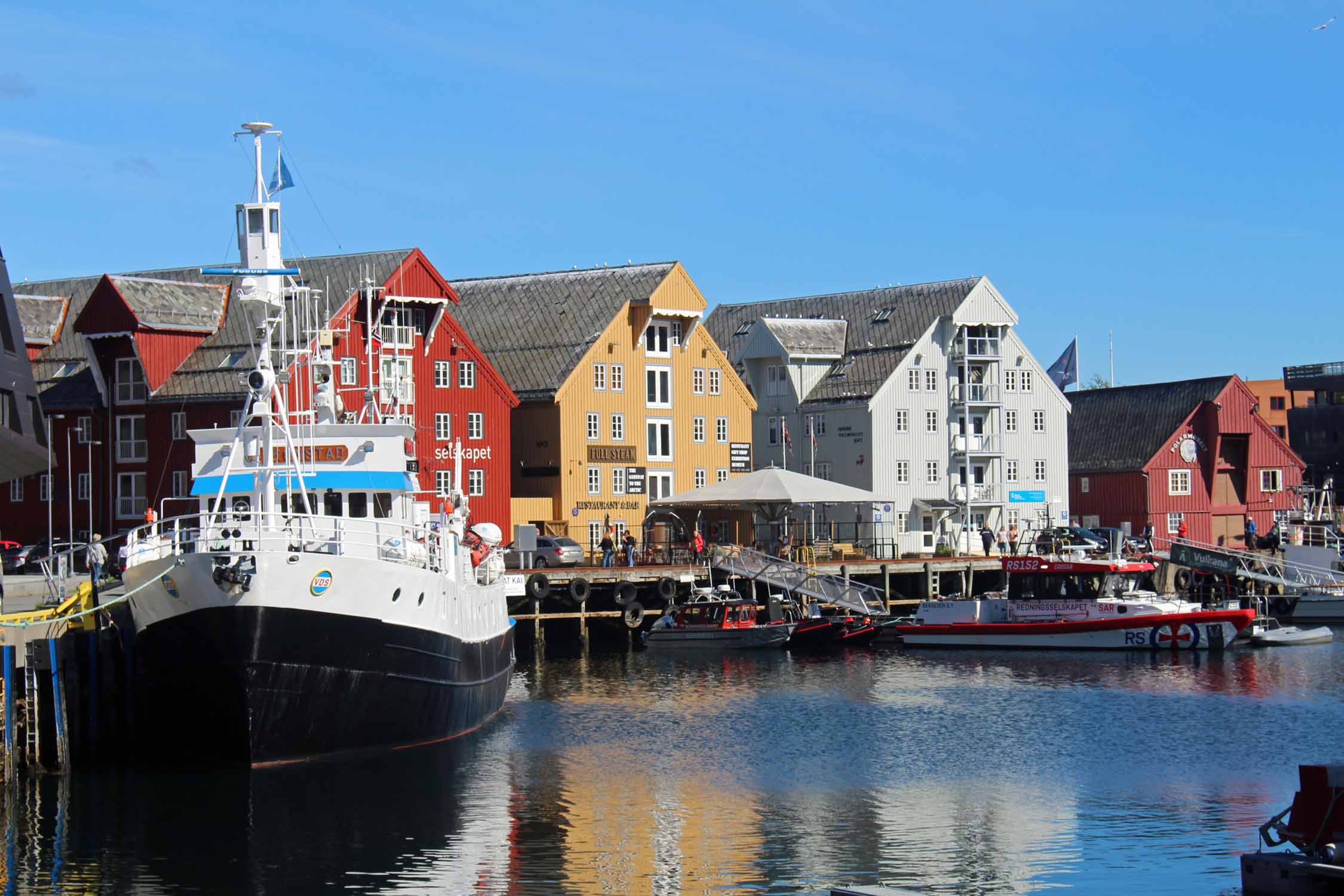 Norvège, Tromso, front de mer