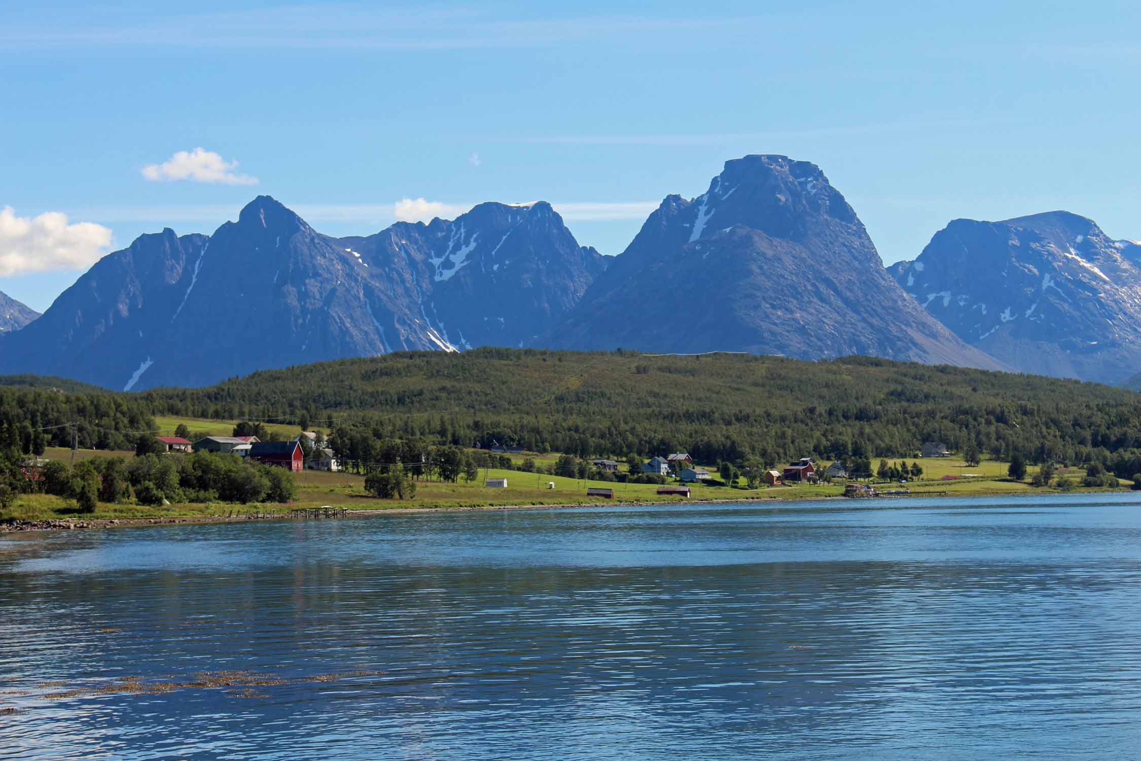 Laponie, fjord Ulls, paysage