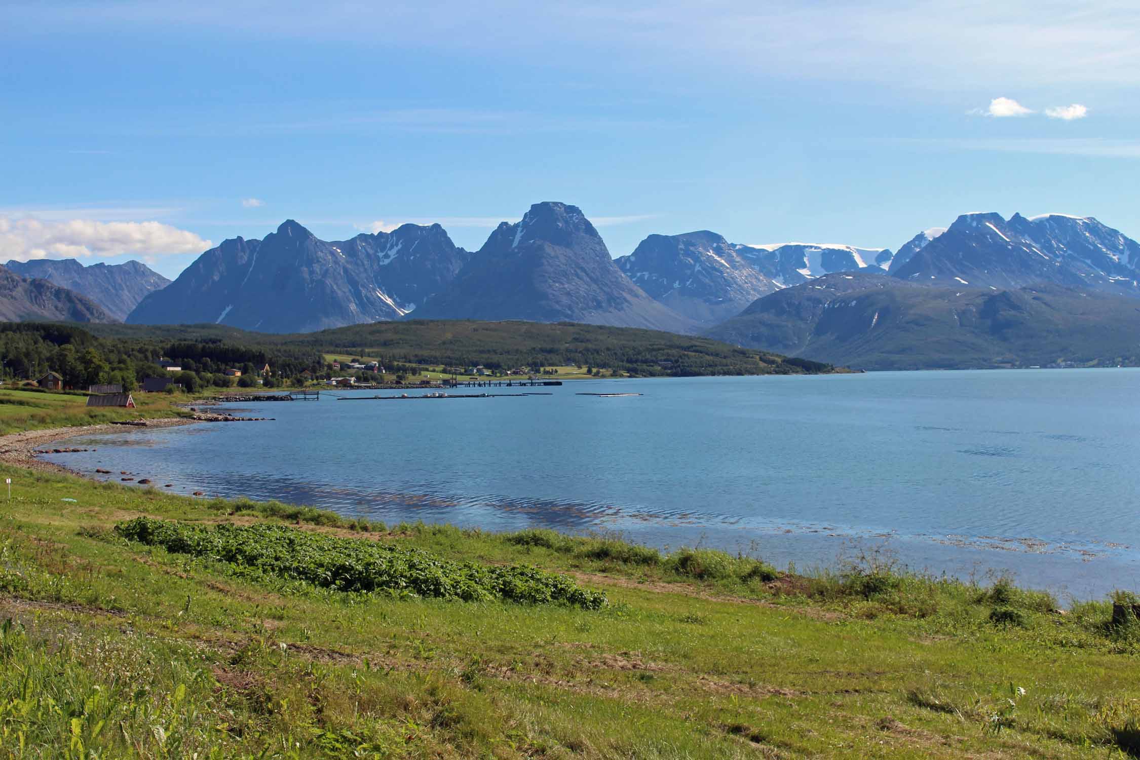 Laponie, Alpes de Lyngen, paysage