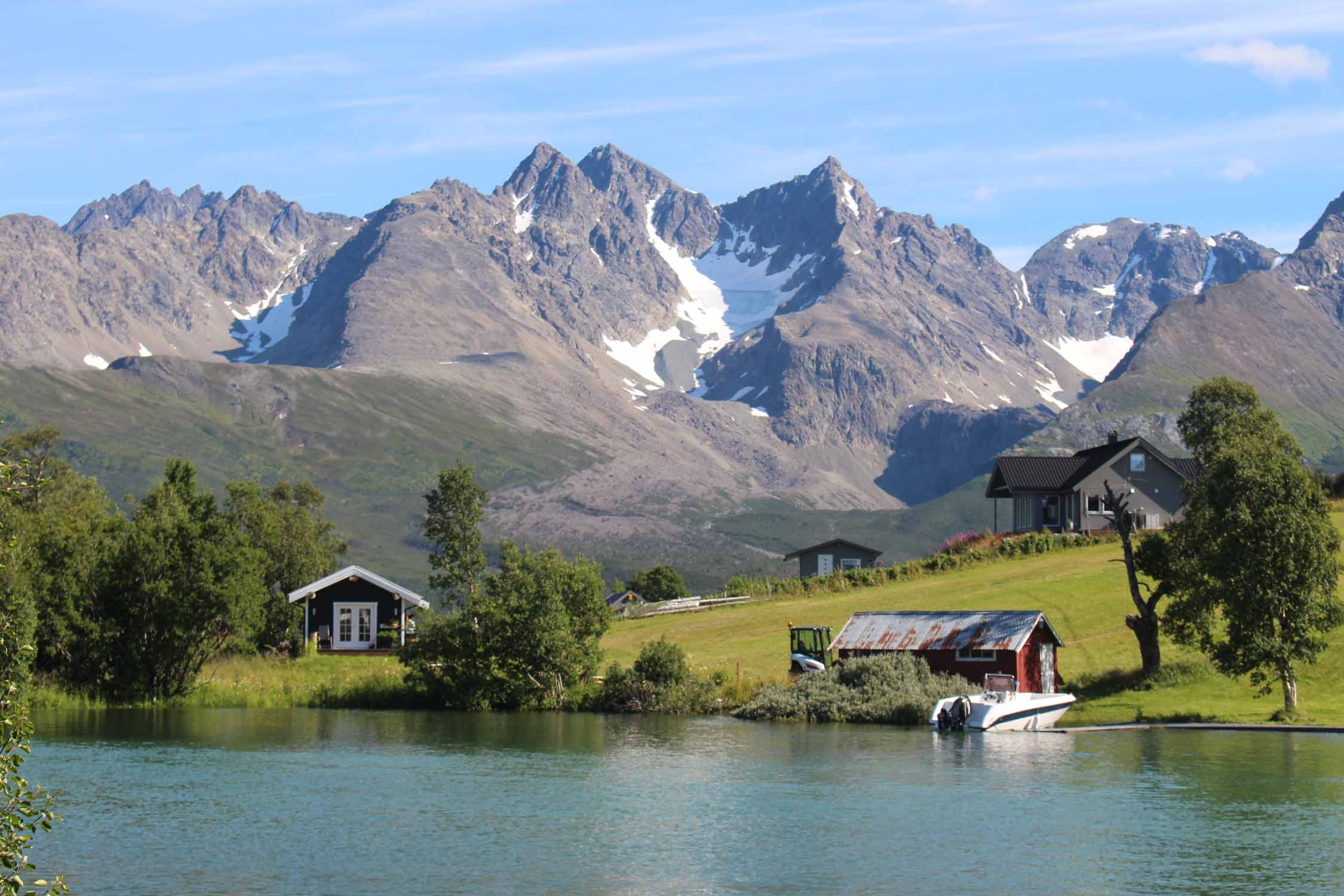 Norvège, Jaegervatn, paysage