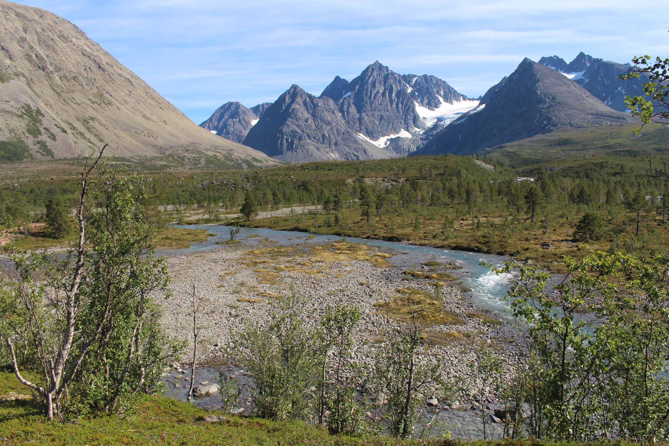 Alpes de Lyngen, paysage Laponie