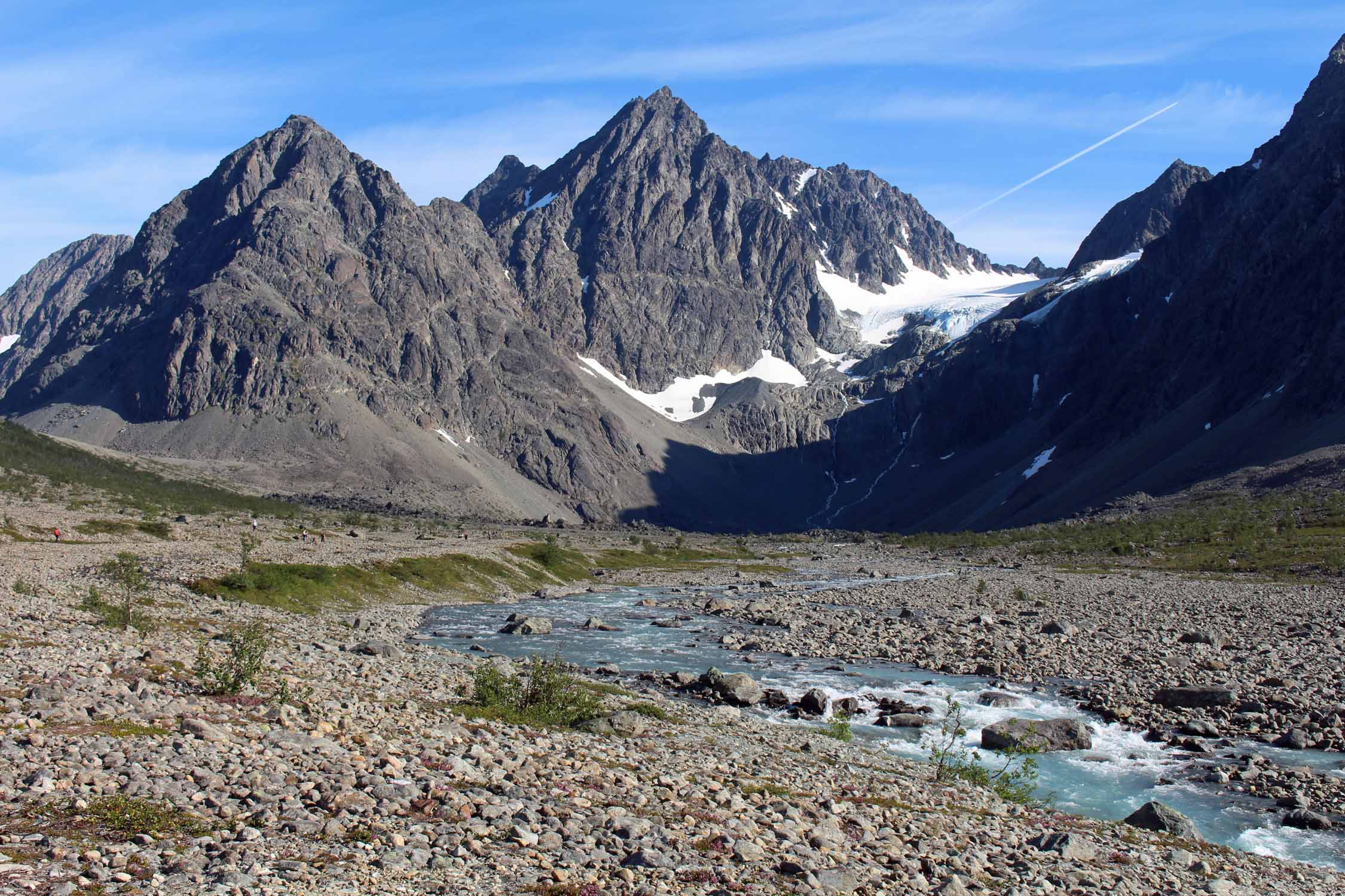 Alpes de Lyngen, paysage, rochers