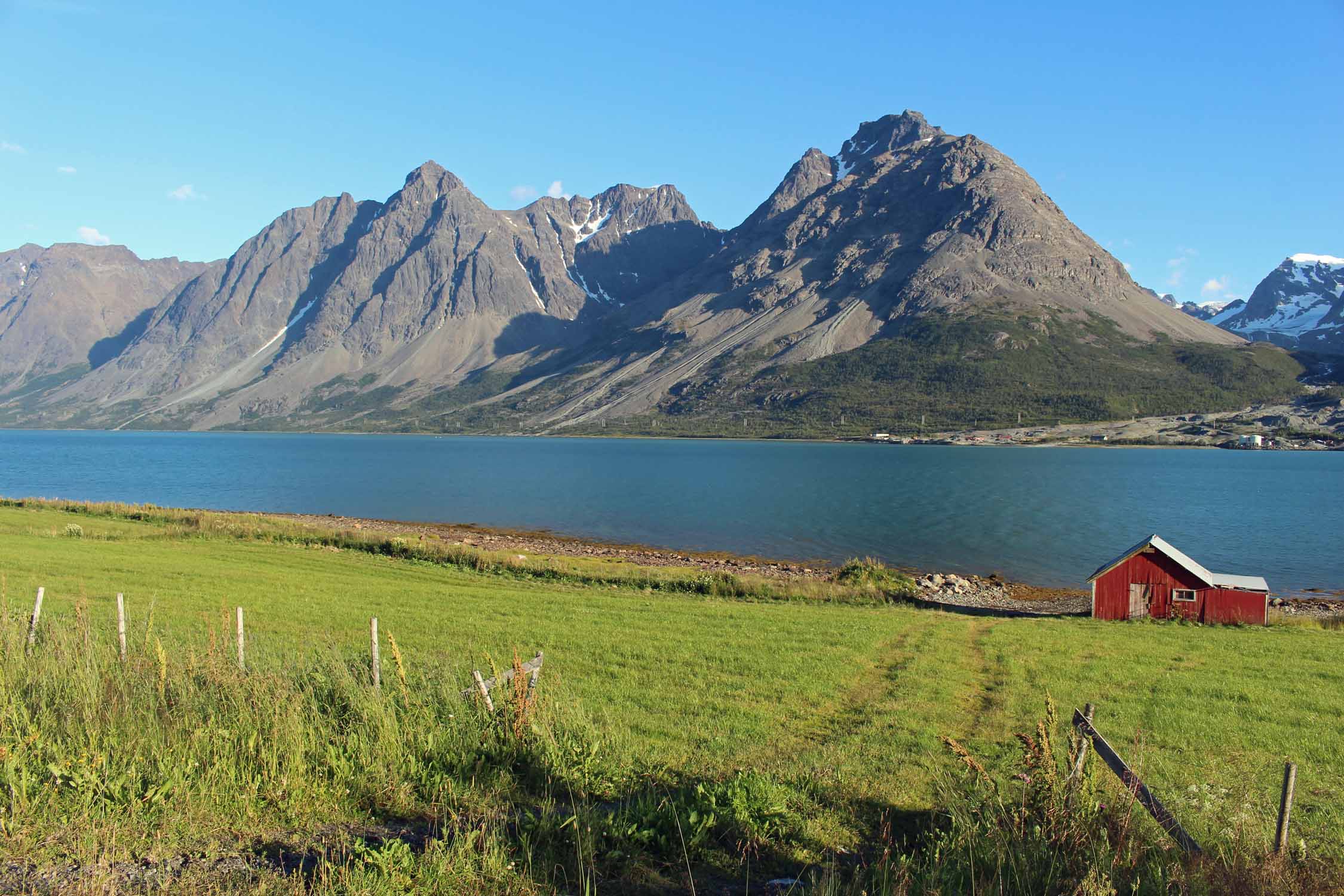 Laponie, Kjosen, Lyngen, paysage