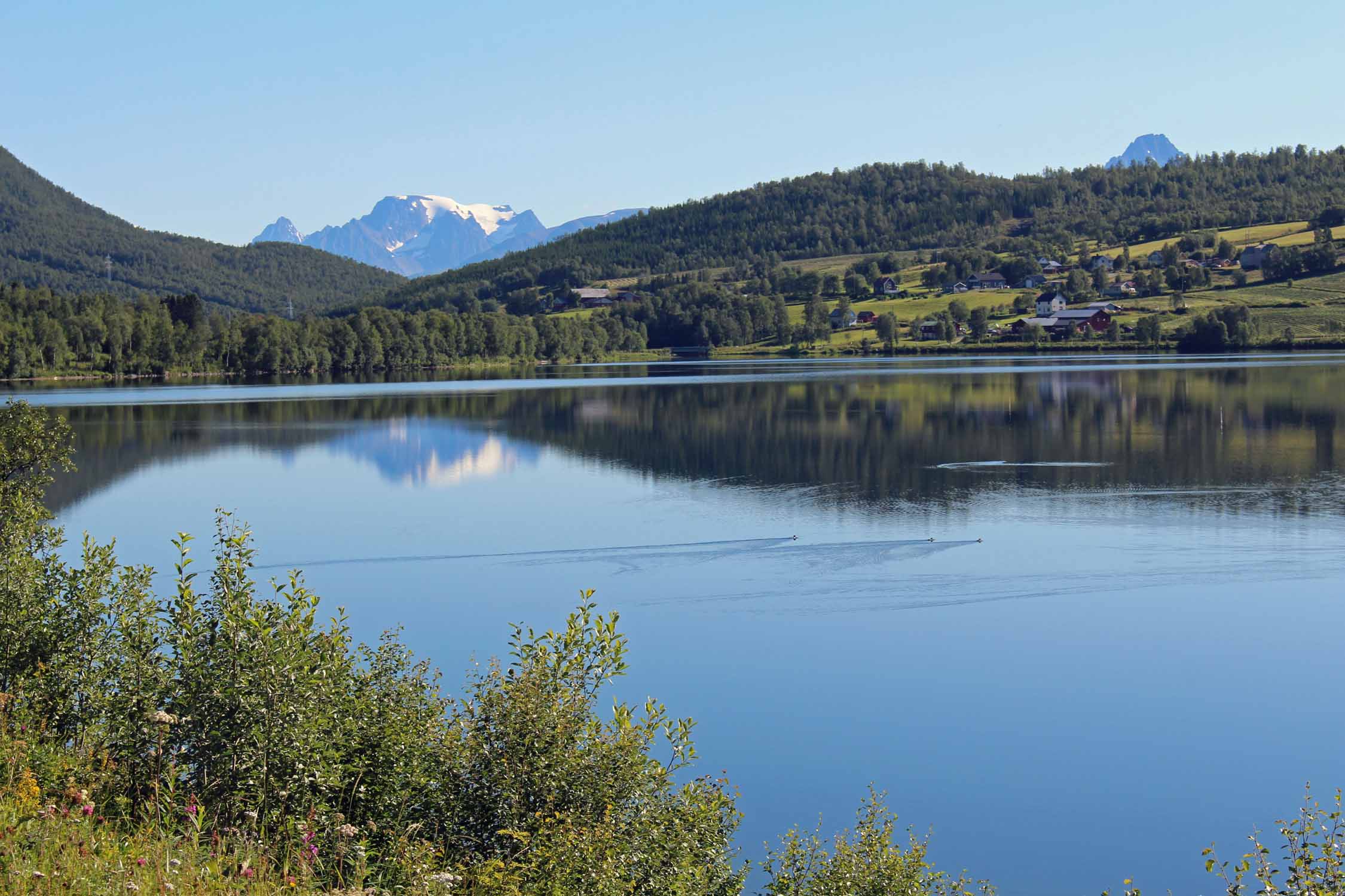 Laponie, lac Sagelvvatnet