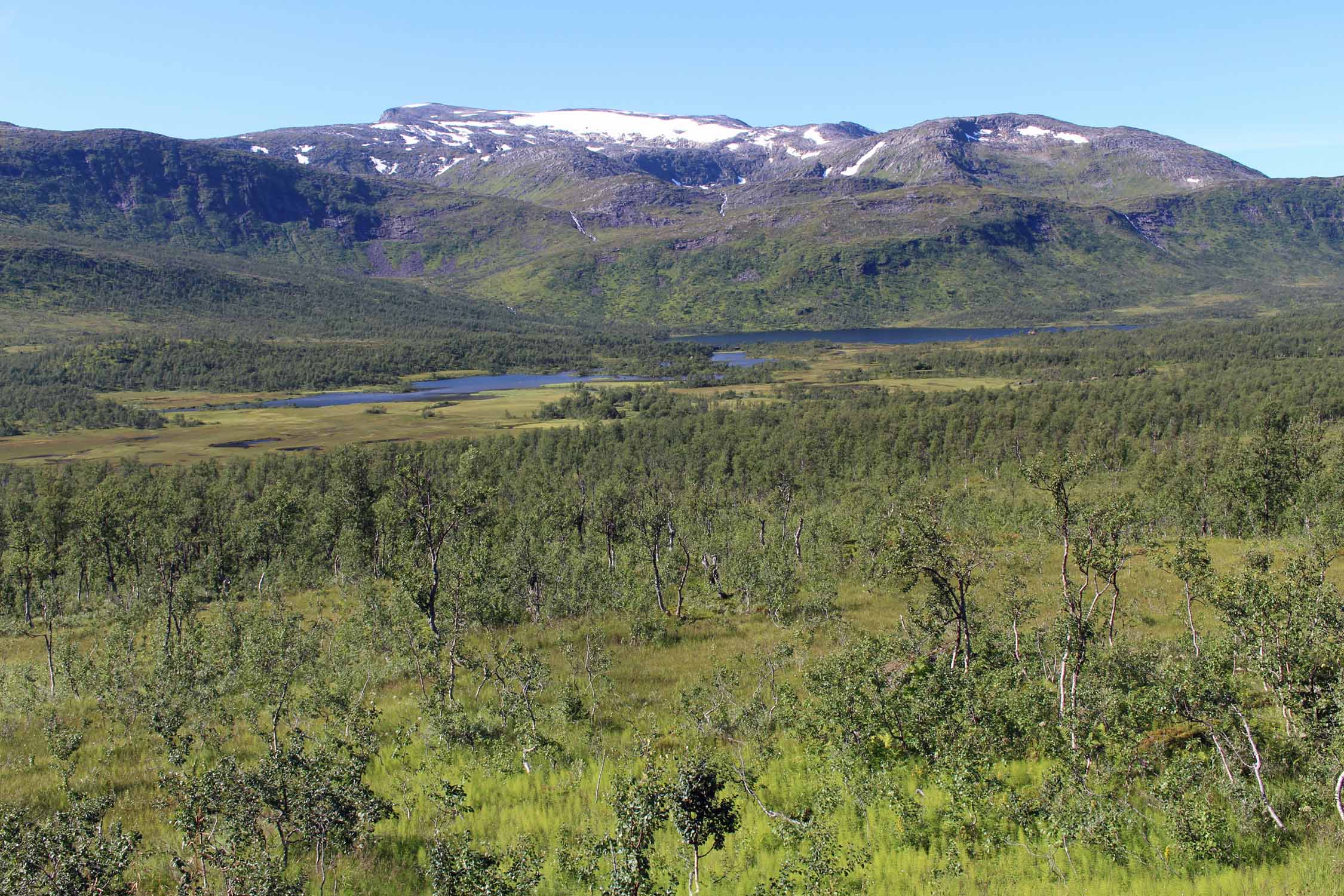 Norvège, île de Senja, Tredjefjellet, paysage