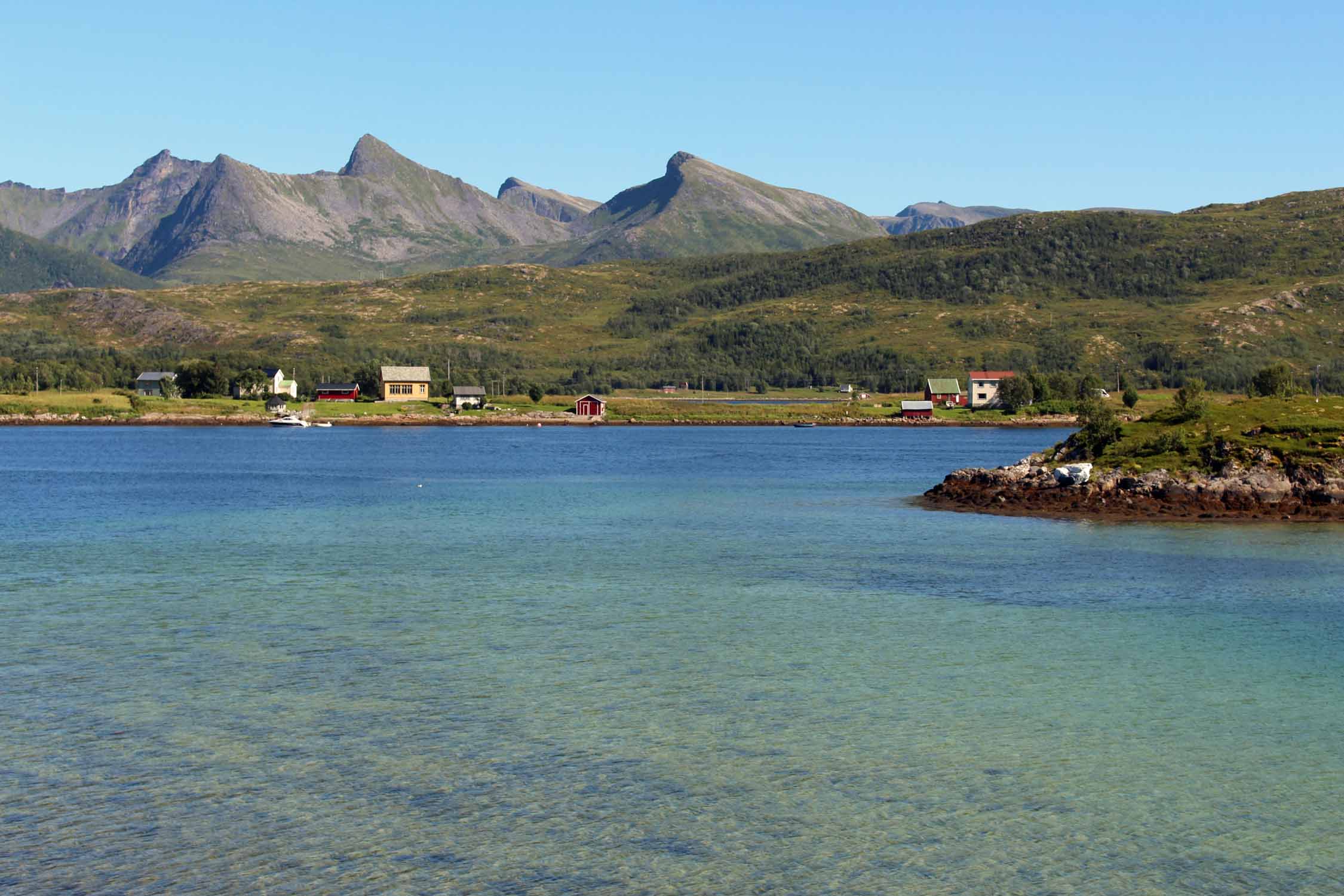 Norvège, île de Senja, Finnsaeter