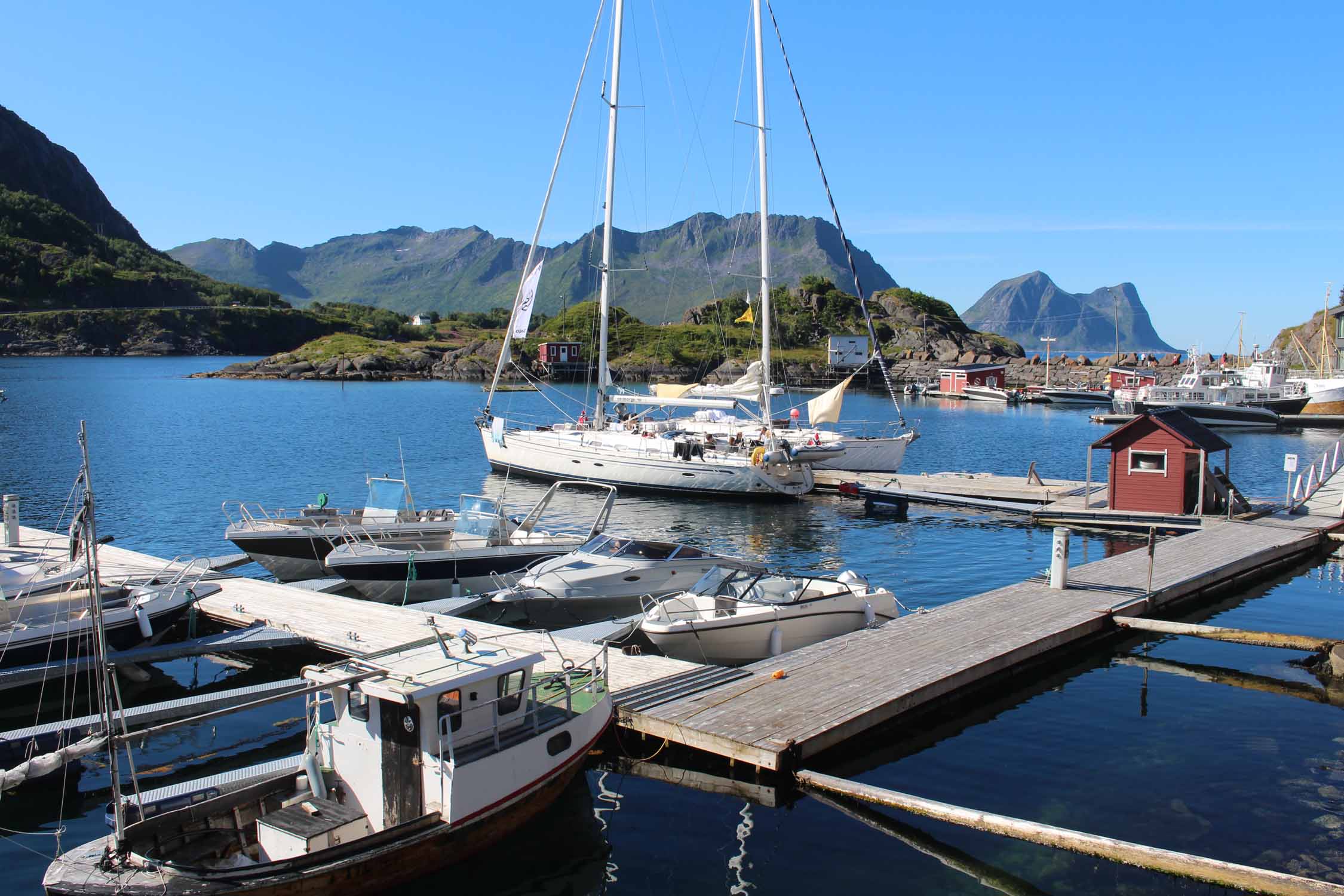 Norvège, île de Senja, Hamn