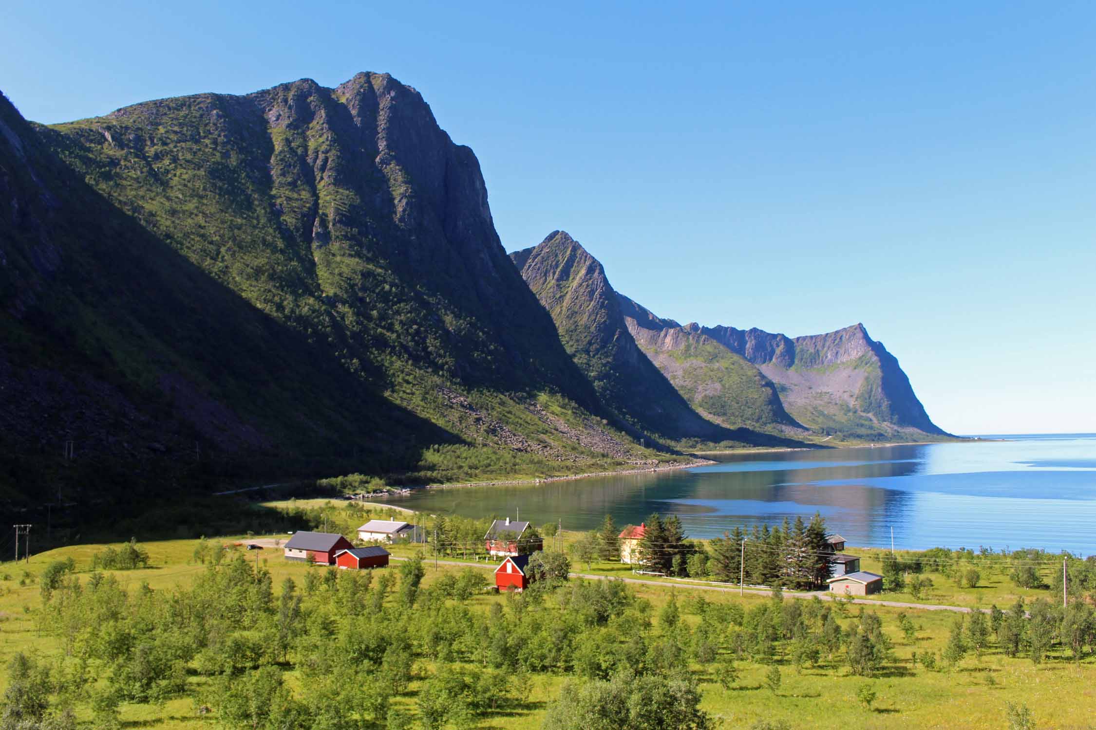 Norvège, île de Senja, Steinfjord