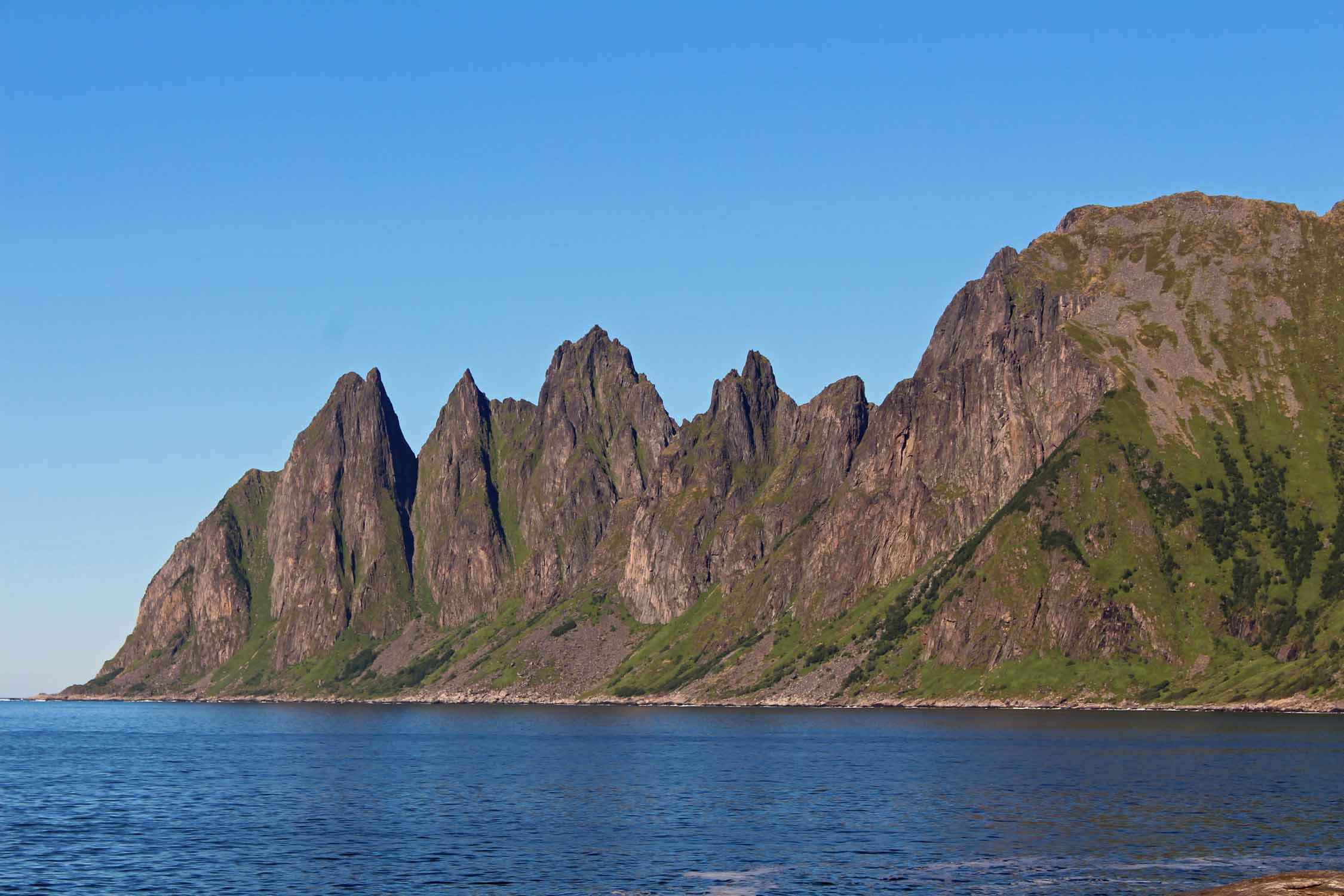 Norvège, île de Senja, Dents du Diable