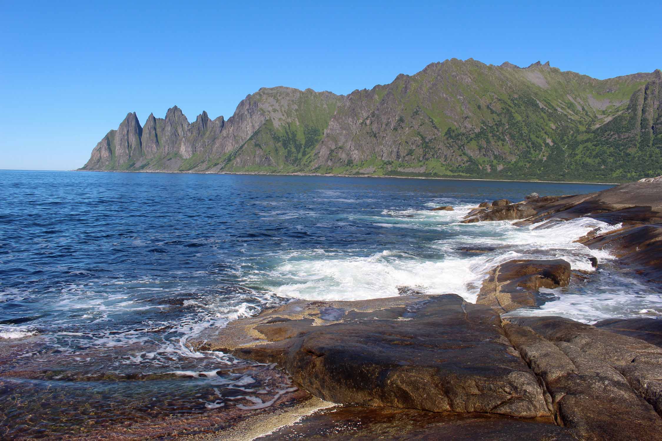 Norvège, île de Senja, Tungeneset