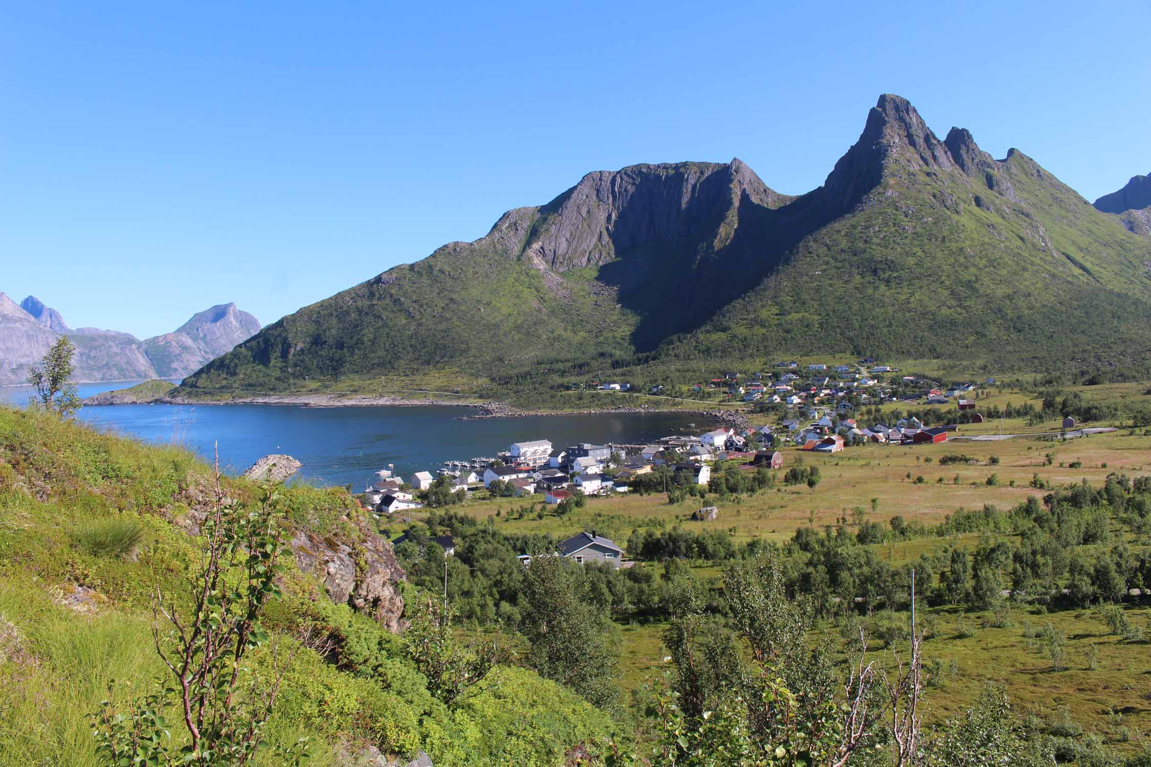 Norvège, Mefjordvaer, paysage