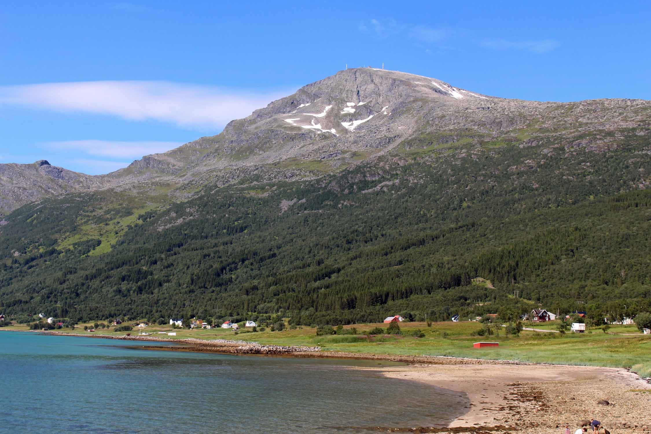 Norvège, Lodingen, plage