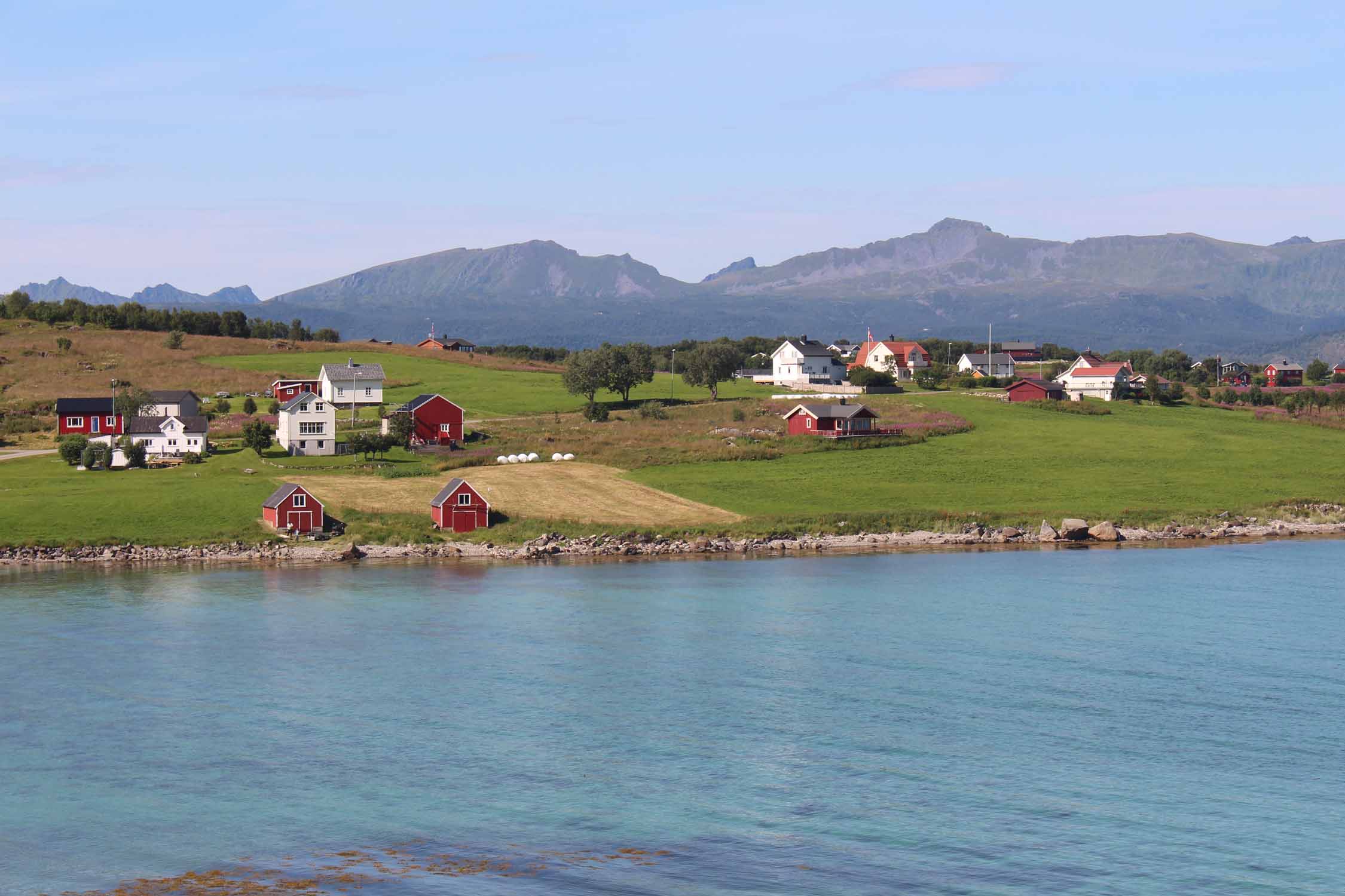 Norvège, Holdoya, paysage