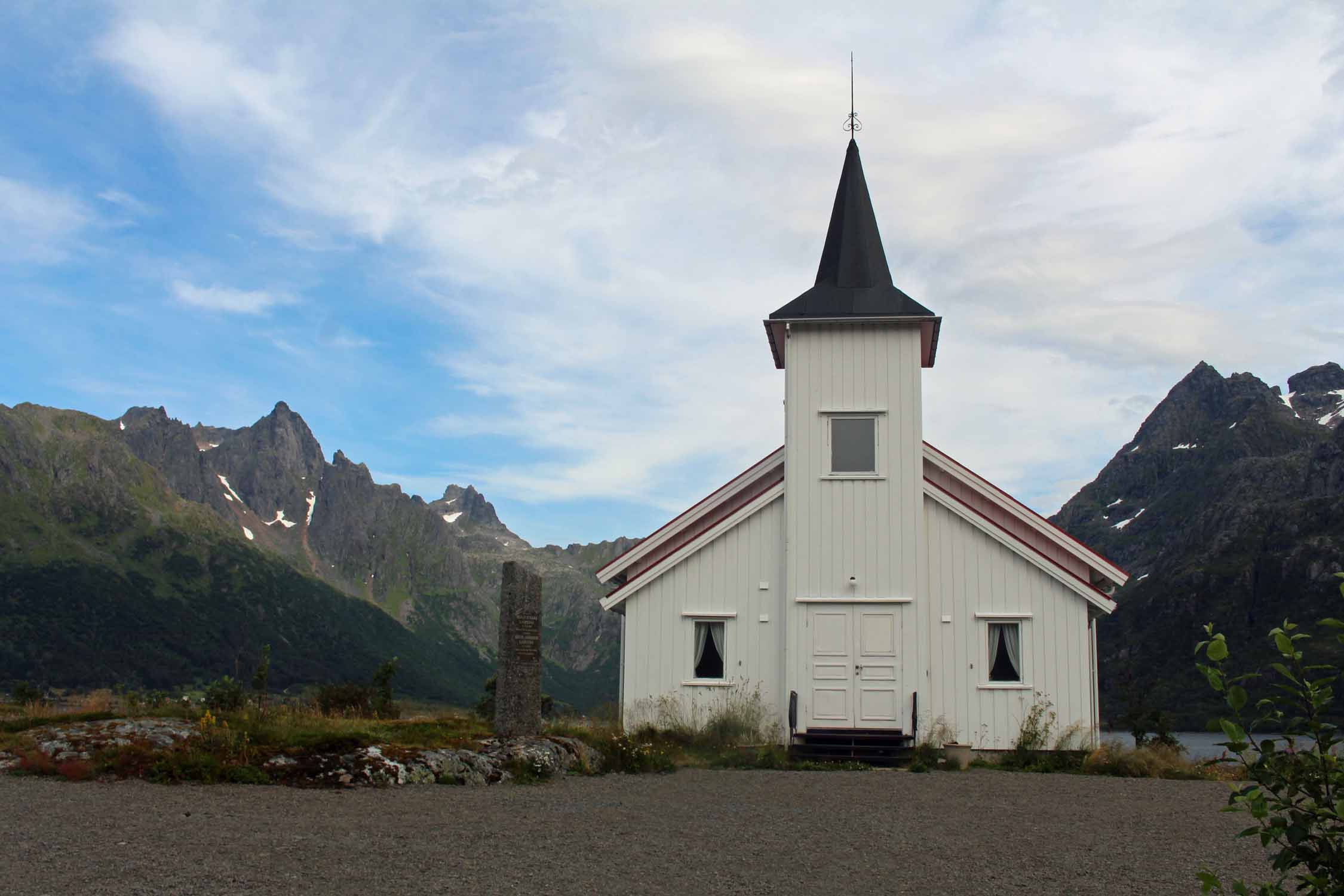 Norvège, Lofoten, Sildpollnes, église