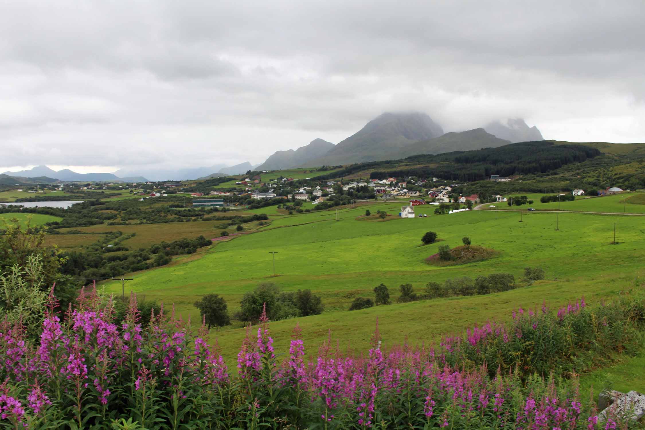 Norvège, Lofoten, Borg, paysage