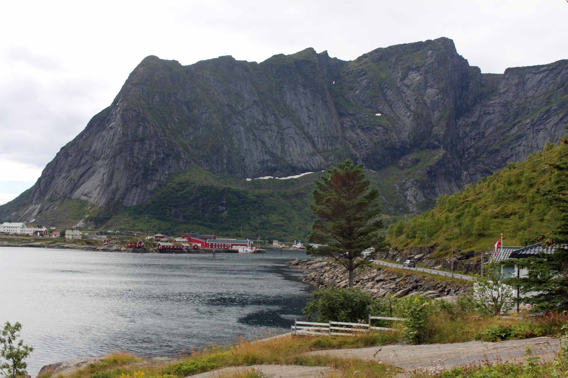 Norvège, Lofoten, Reine, montagne