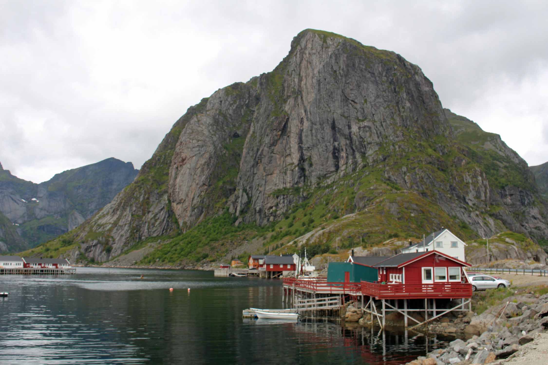 Lofoten, Hamnoy, maisons