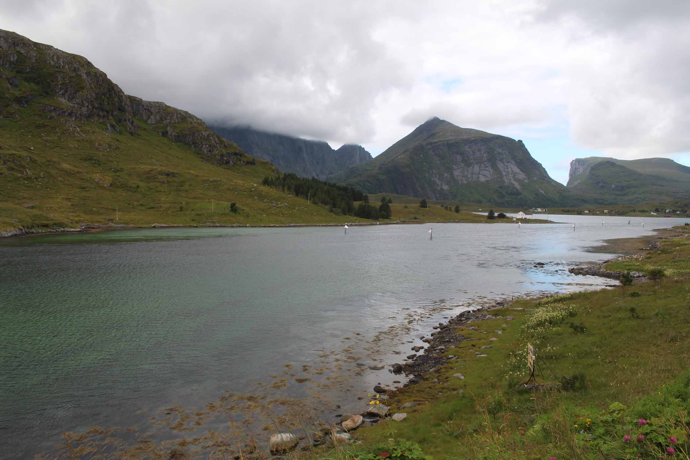 Norvège, Lofoten, fjord Self