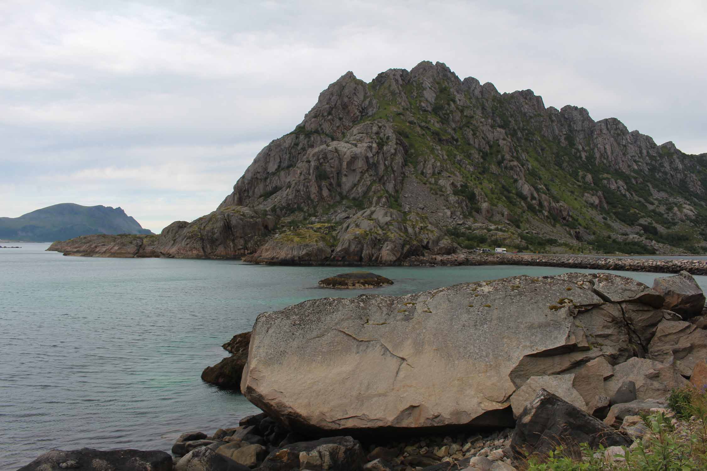 Norvège, Lofoten, Festvag, paysage