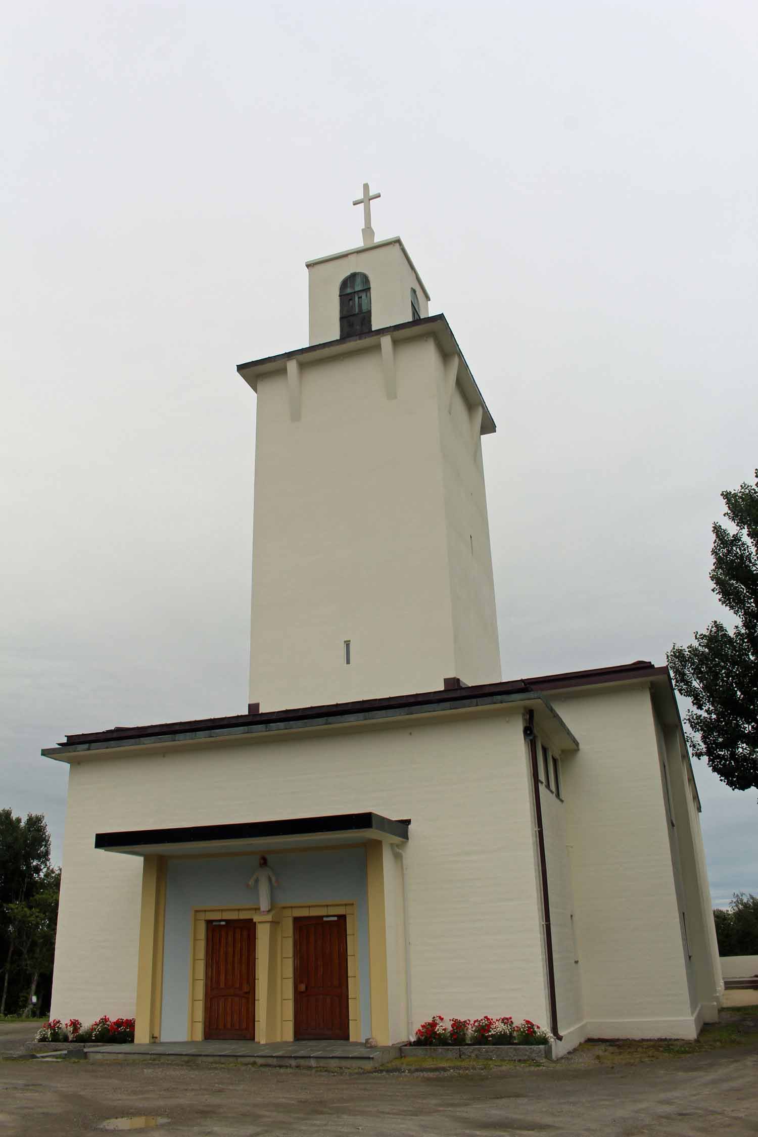 Norvège, Lofoten, Stamsund, église