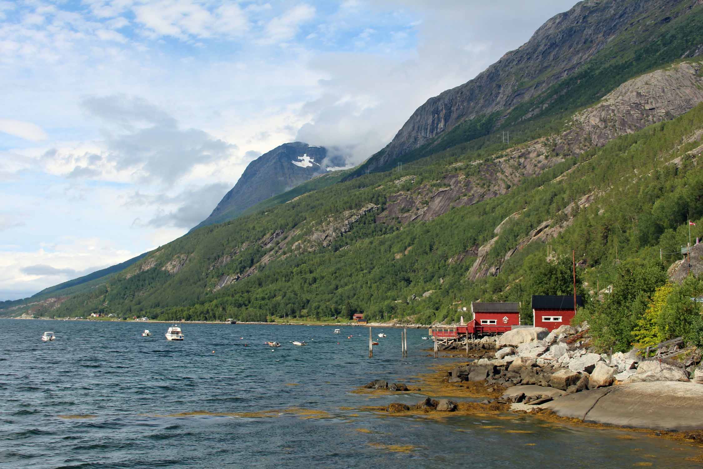 Norvège, Skjomen, paysage