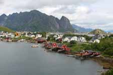 Norv&egrave;ge, Lofoten, Reine, village