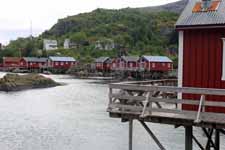 Norv&egrave;ge, Lofoten, Nusfjord, maisons typiques