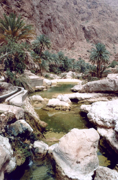 Wadi Shab, randonnée