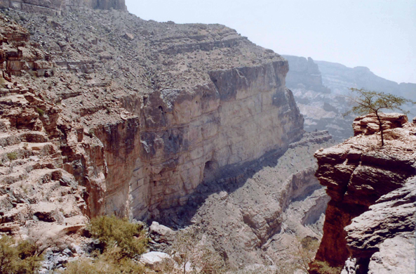 Jabal Chams, paysage, Oman