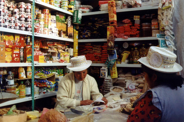 Chivay, boutique, Pérou
