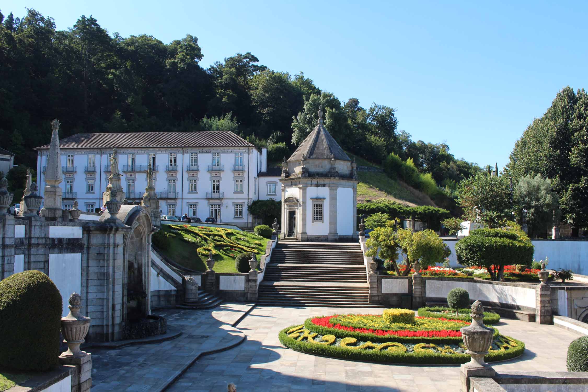 Braga, sanctuaire de Bom Jésus, parc