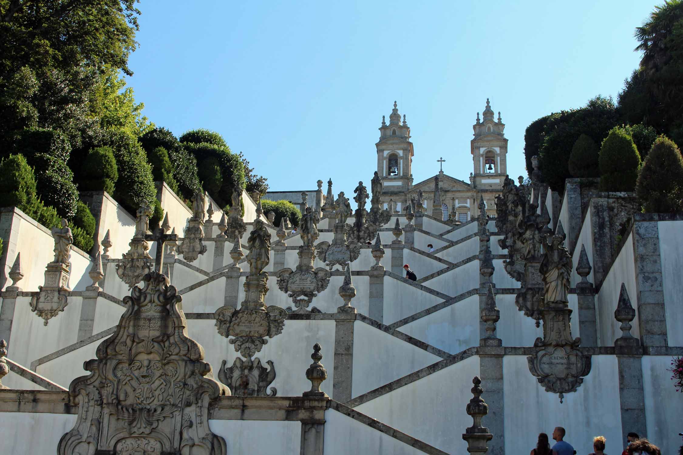 Braga, sanctuaire de Bom Jésus, escalier monumental