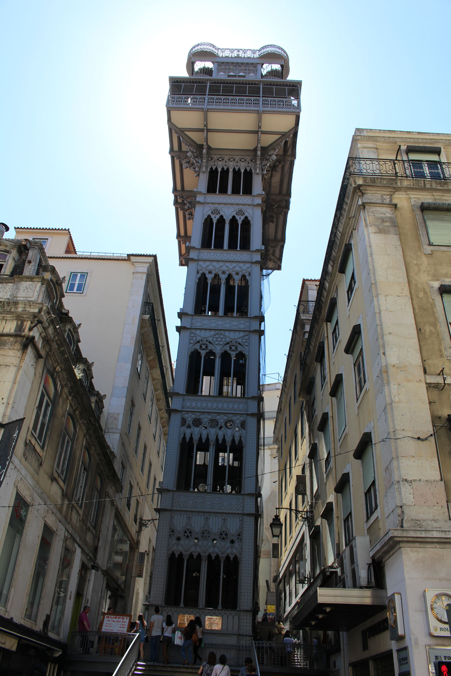 Lisbonne, ascenseur de Santa Justa