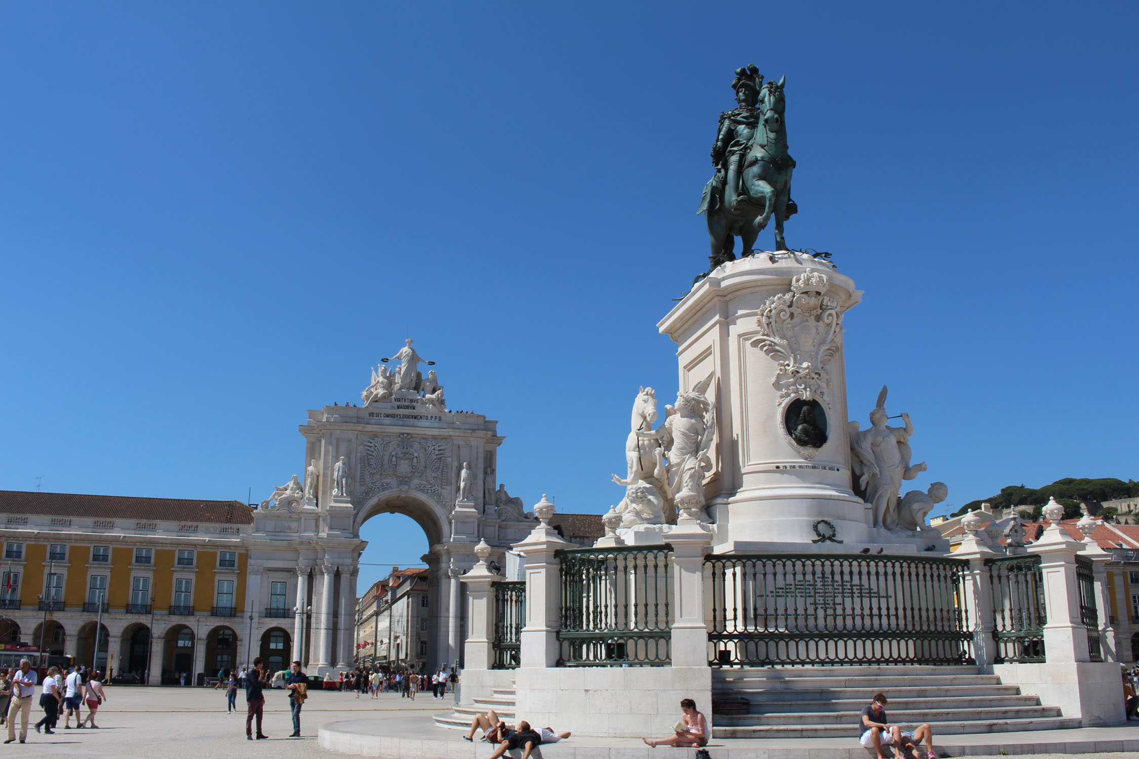 Lisbonne, praça do Comercio