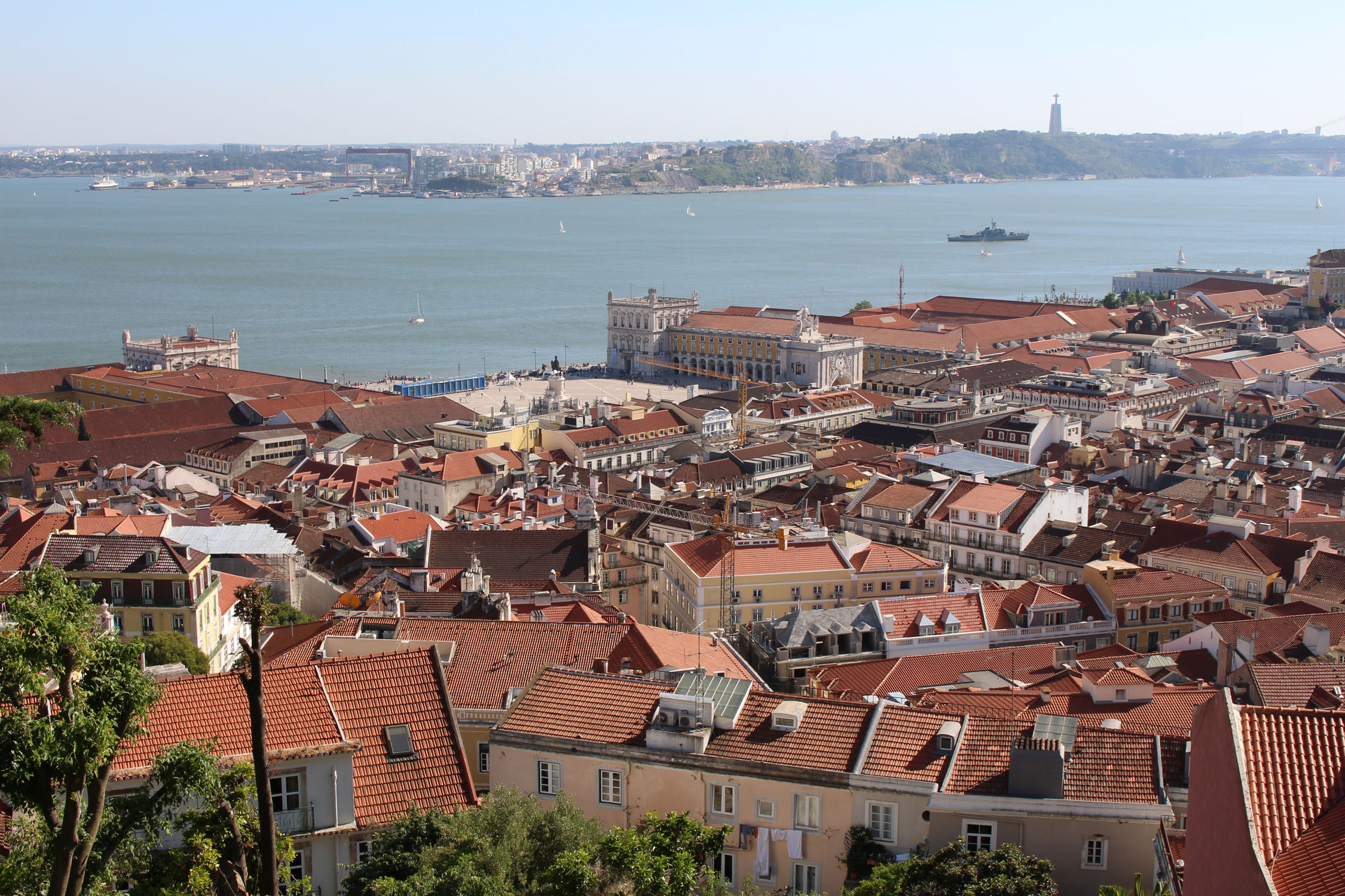 Lisbonne, vue, Baixa