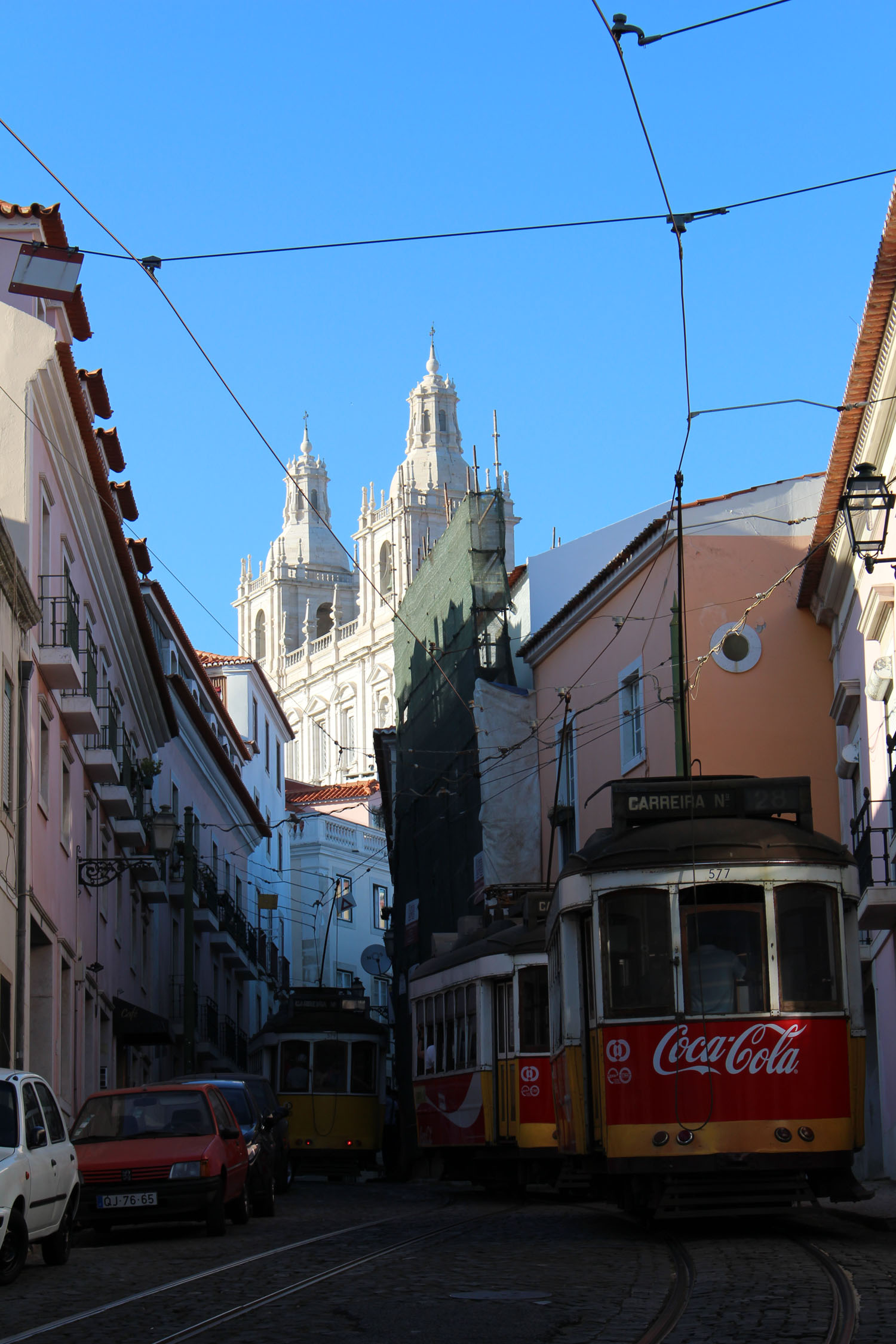 Lisbonne, monastère, tramway