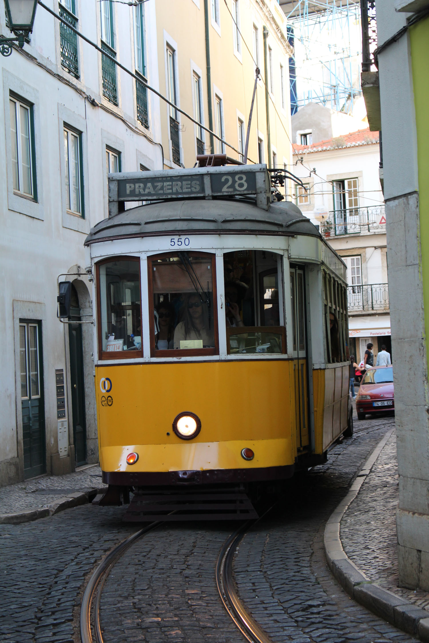 Lisbonne, das Escolas Gerais, tramway